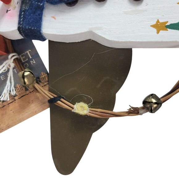 Nantucket Collection Snowman Hanging Decor Dangling Legs Craft Rustic Farmhouse - Picture 9 of 9